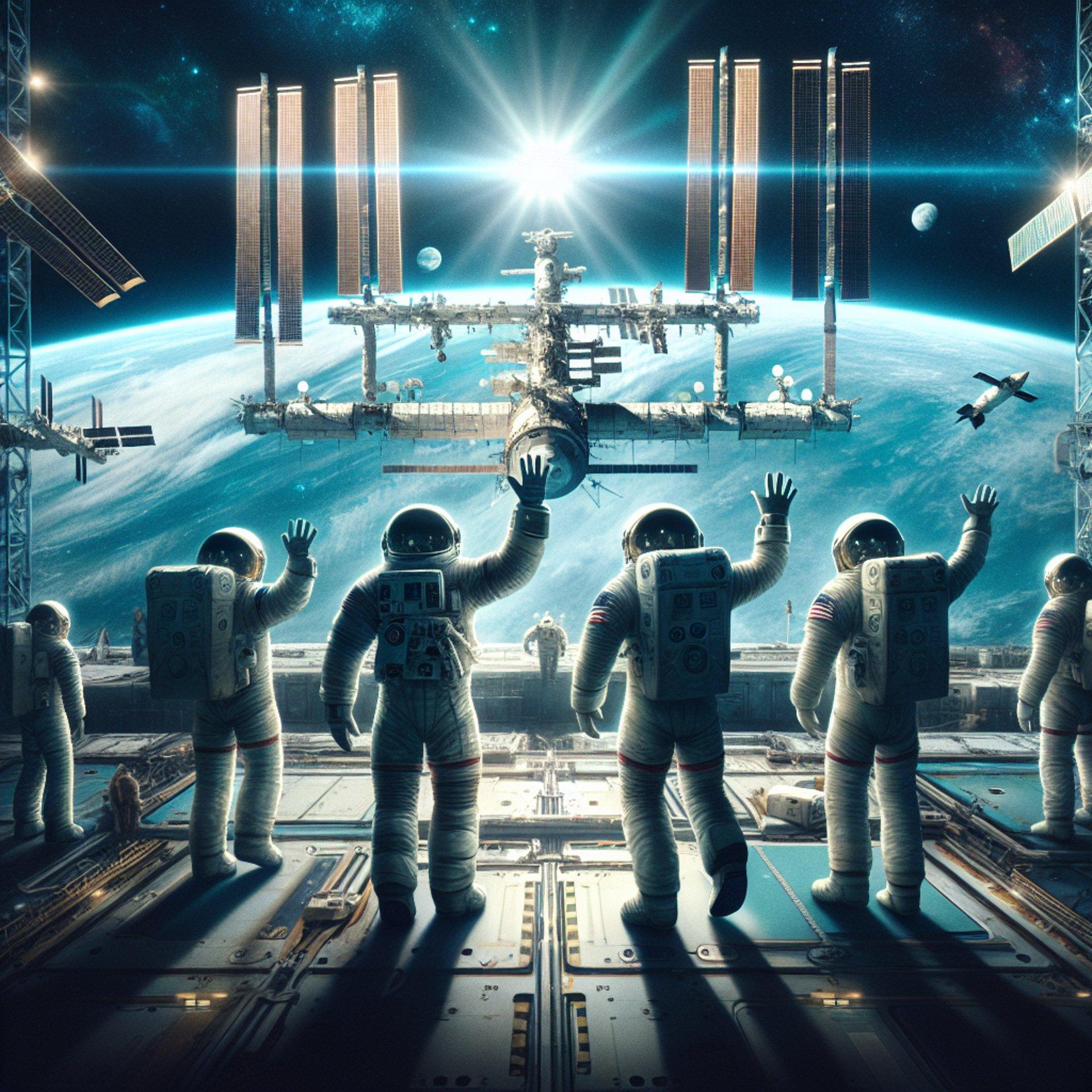 Banner for NASA's Crew-10 Astronauts Bid Farewell to ISS After a Stellar Five-Month Mission