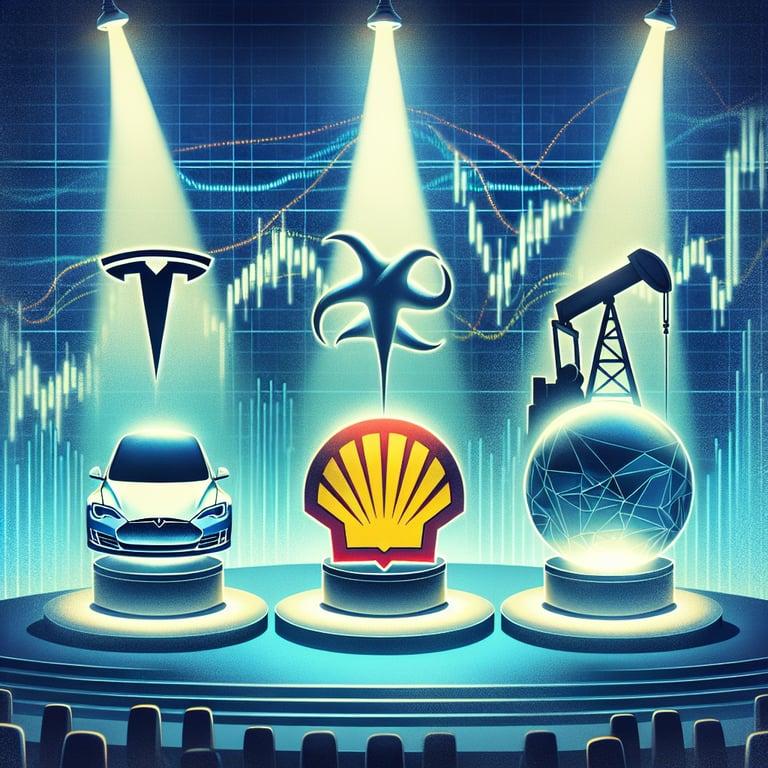 Banner for Tesla, Shell, and Oracle Steal the Spotlight in Today's Stock Market!