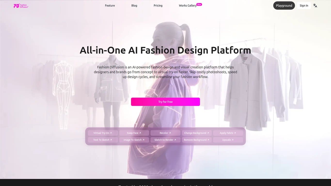 Fashion Diffusion AI screenshot