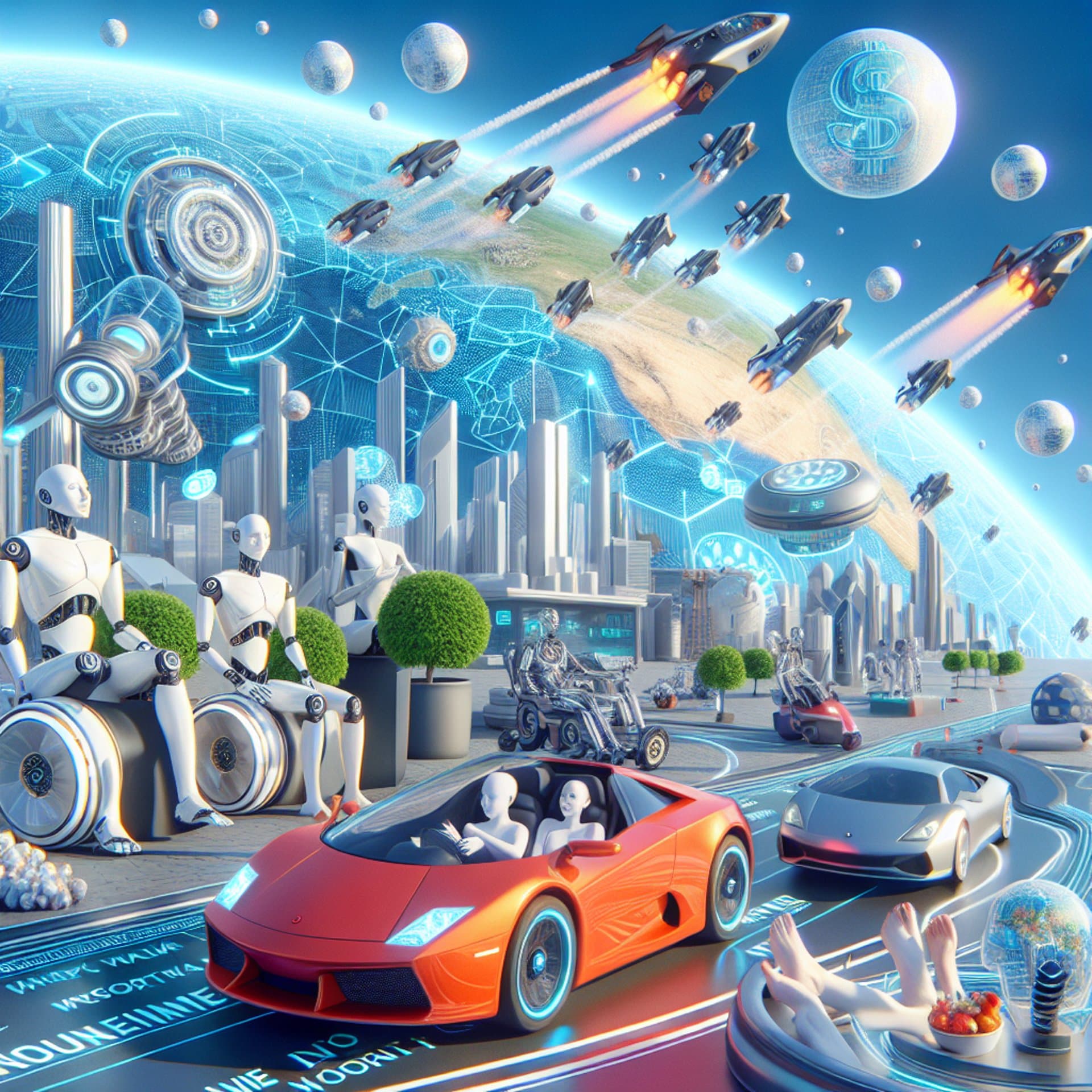 Banner for Elon Musk's Bold Prediction: A Future Where Work is Optional and Money is Irrelevant