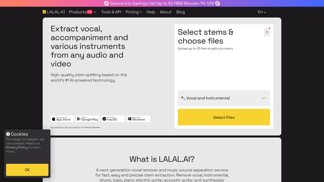 Thumbnail image for LALAL.AI