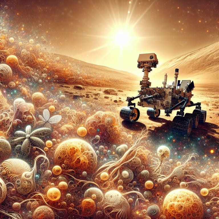 Banner for NASA's Curiosity Rover Unearths Largest Organic Treasure on Mars!