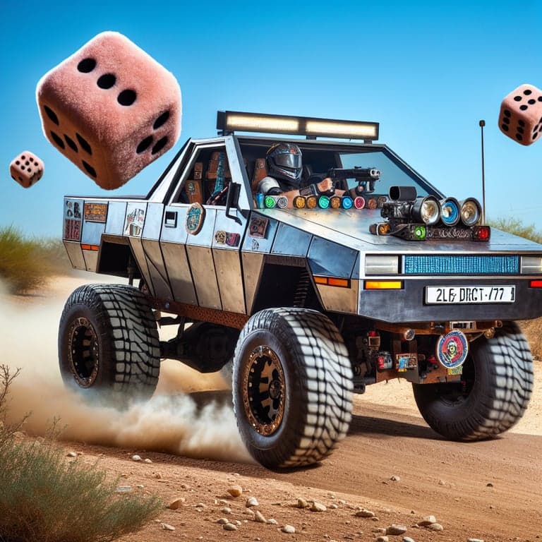 Banner for Homemade Tesla Cybertruck: A Mix of Ingenuity, Humor, and Off-Road Glory!