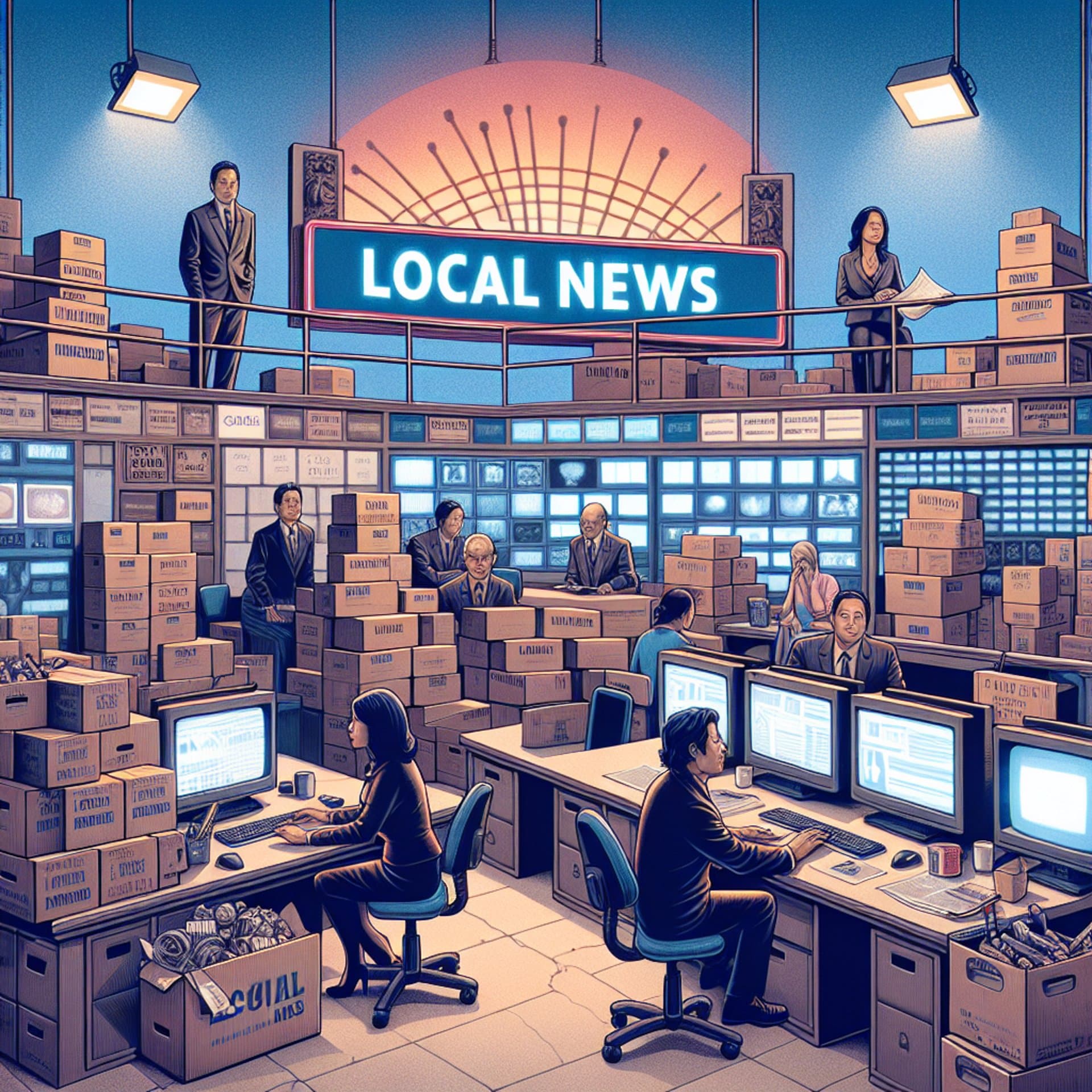 Local TV News Faces Unprecedented Challenges Amid Layoffs and Consolidation