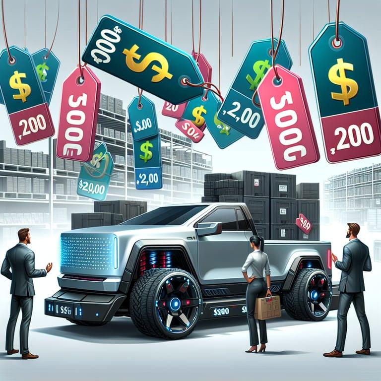 Banner for Tesla Offers Up to $12K Discount on Cybertruck to Clear Inventory