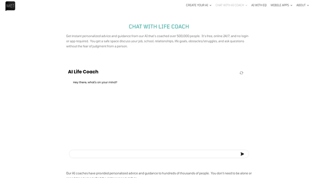 Thumbnail image for Chat with AI Life Coach