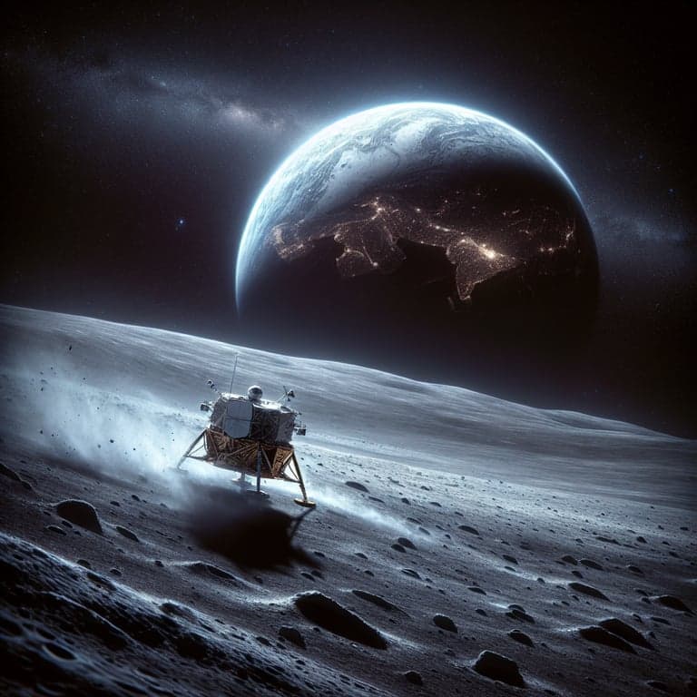 NASA's Athena Lunar Lander Bids Farewell After Tumultuous Touchdown