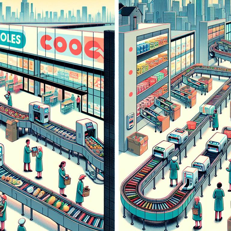 Banner for AI Takes the Checkout Lane: Coles and Woolworths Lead Automation Wave, Leaving Workers in Lurch