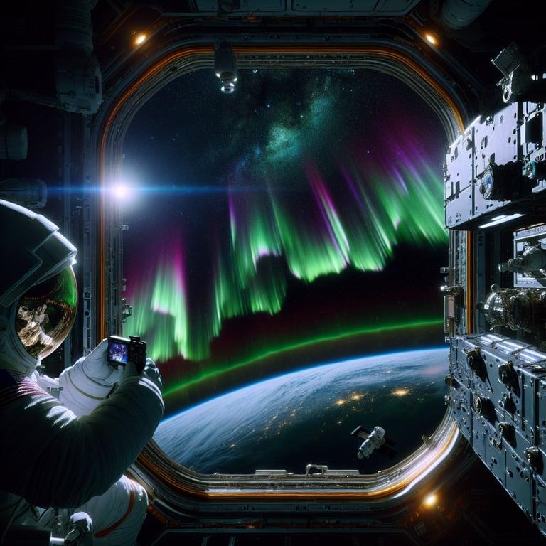 Banner for NASA Astronaut Captures Surprise Aurora Borealis From Space Station