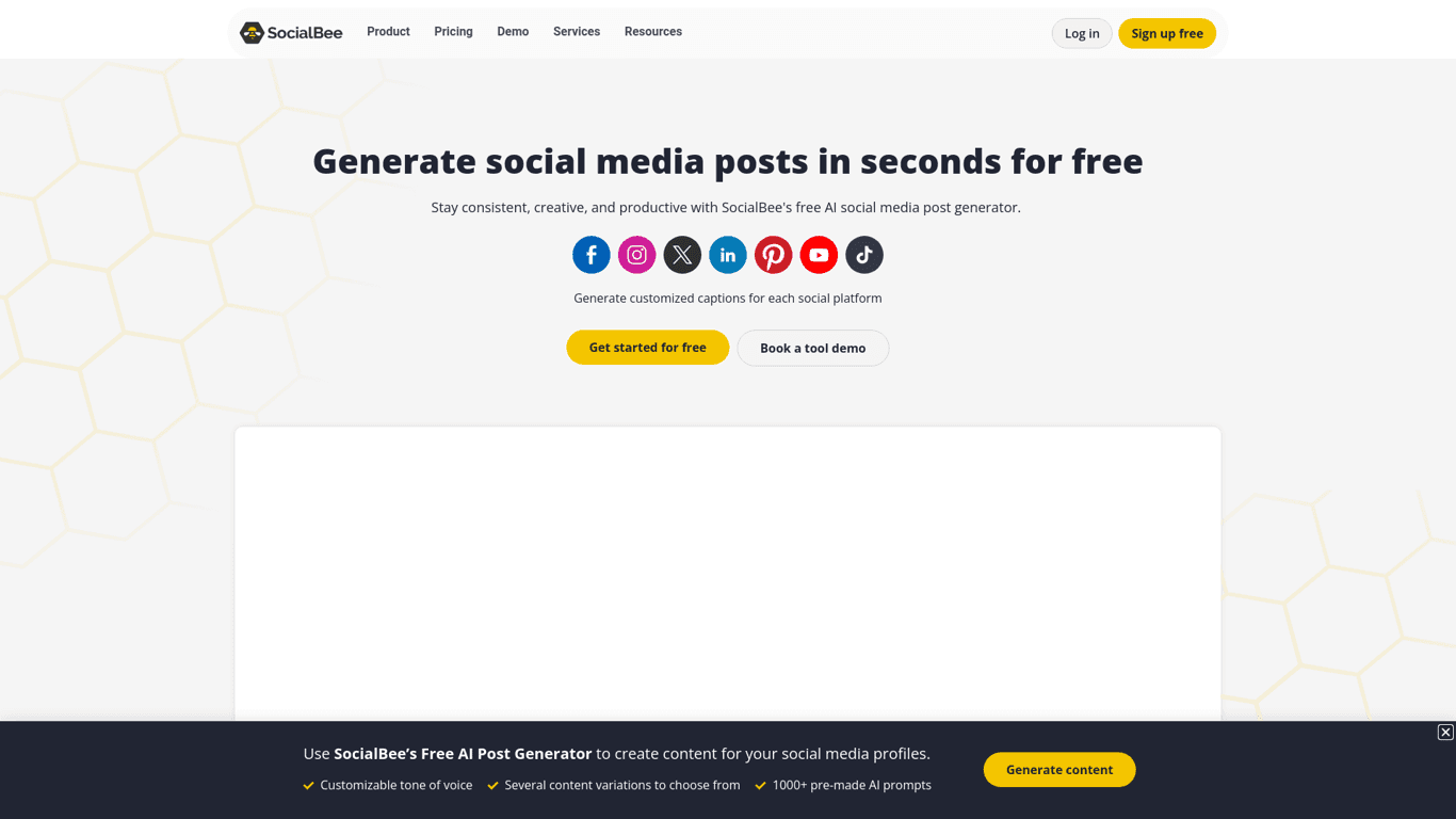 SocialBee screenshot