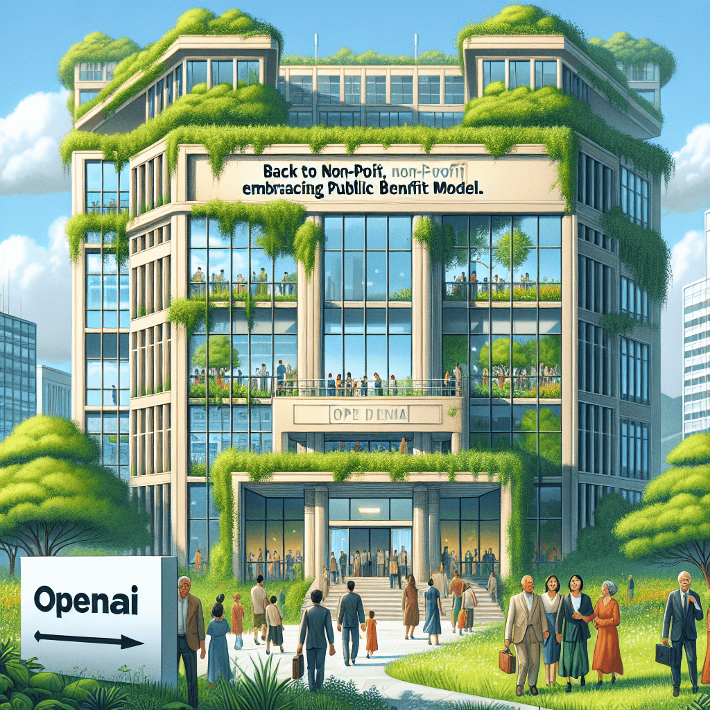 OpenAI Hits Reverse: Back to Non-Profit, Embracing Public Benefit Model