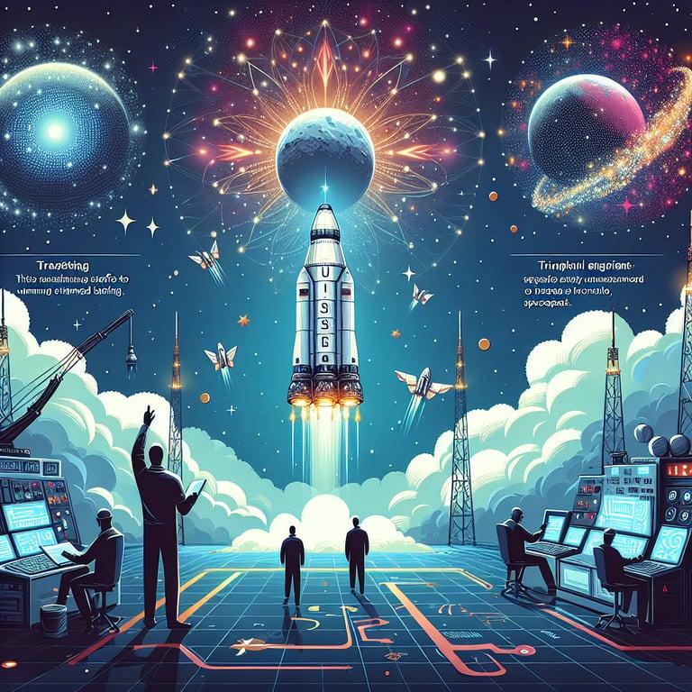 Banner for SpaceX's Starship Test Flight: A Tango of Trials and Triumphs!