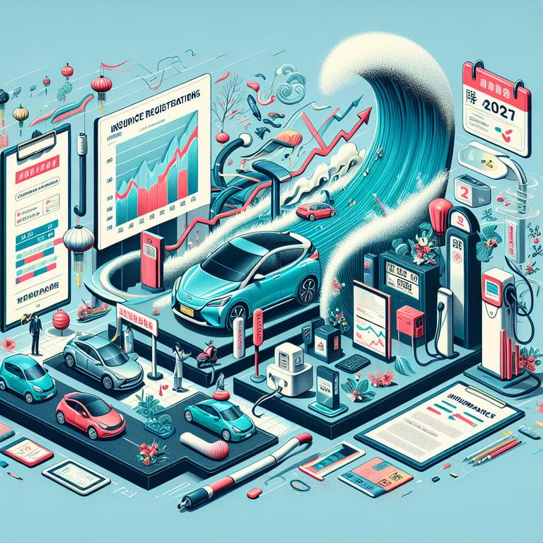 Banner for China's EV Market Shows Strength Despite New Year Slowdown: A Surge in Insurance Registrations