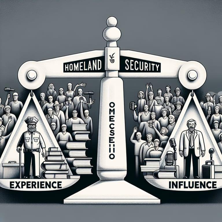 Banner for Kristi Noem's Homeland Security Nomination: Experience vs. Influence