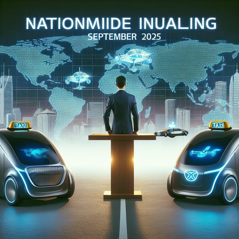 Banner for Elon Musk Gears Up to Unleash Tesla's Robotaxi Service Nationwide in September 2025!