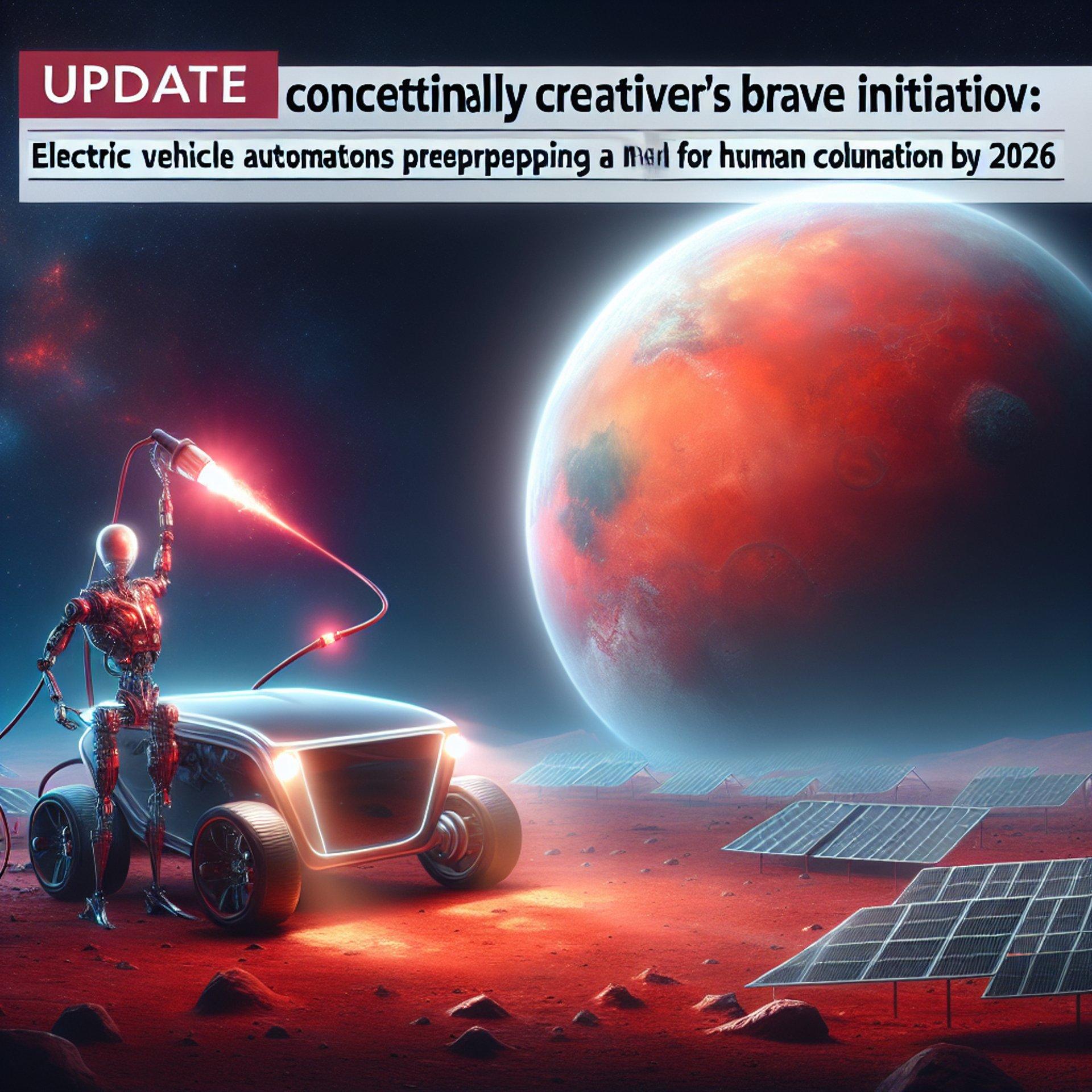 Banner for Elon Musk's Bold Step: Tesla's Optimus Robots to Prepare Mars for Human Arrival by 2026!