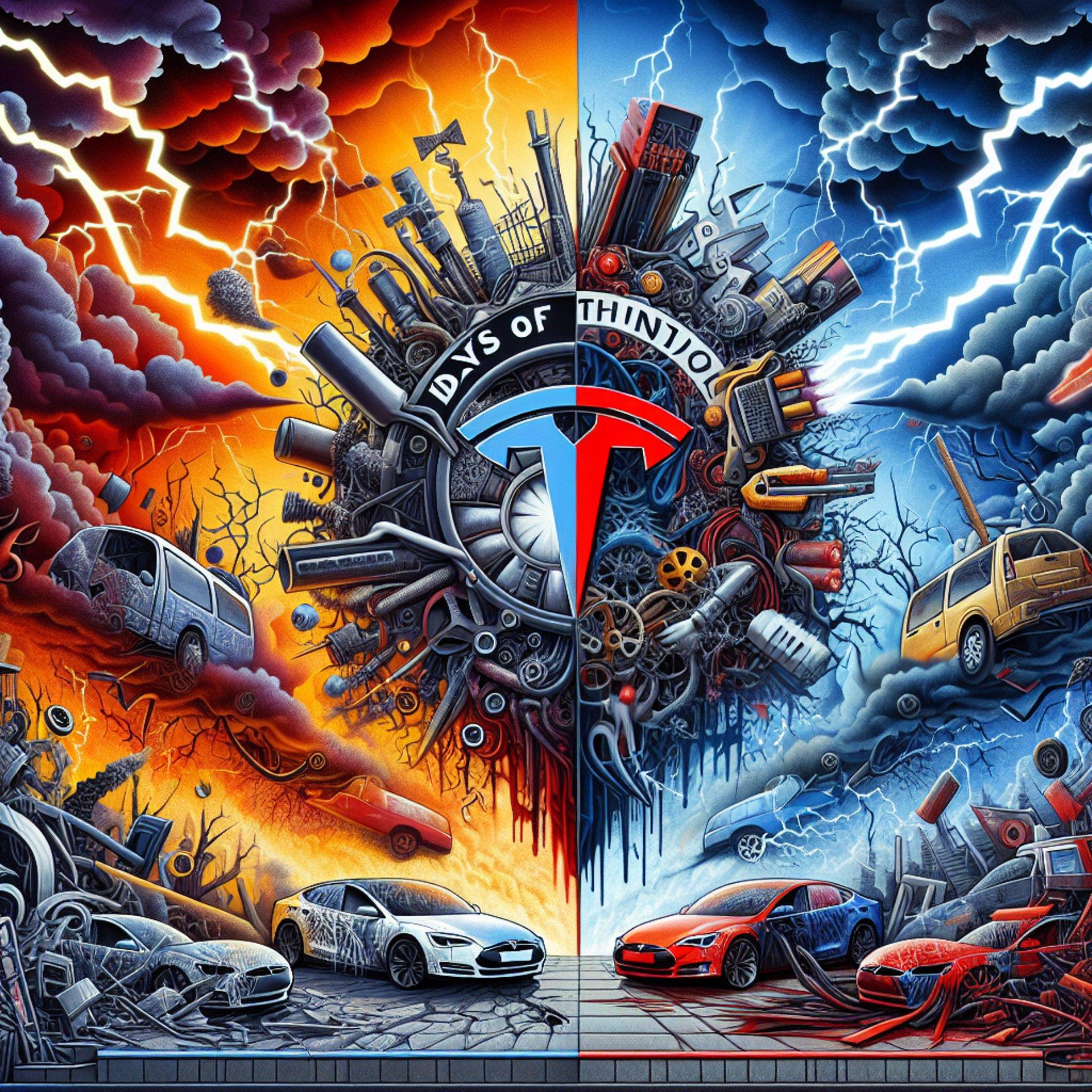 Banner for Tesla's Days of Thunder: Vandalism, Politics, and the New Domestic Turf War