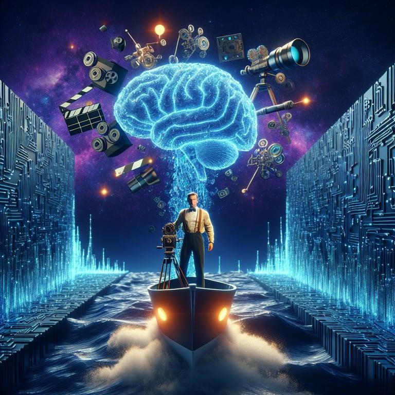 Banner for 'Titanic' Director James Cameron Boards Stability AI!