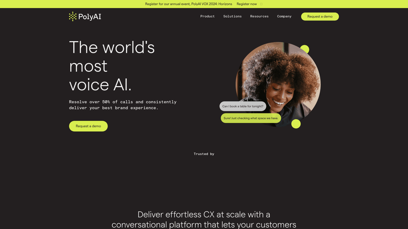 PolyAI screenshot