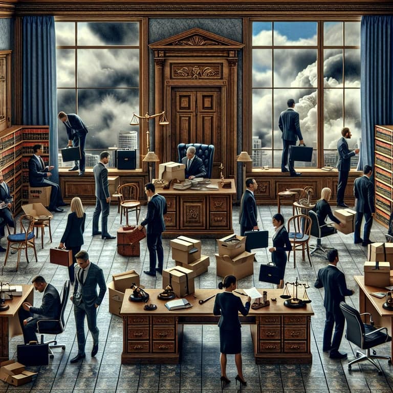 Banner for Trump's Legal Team Sees a Major Shake-Up Amid Mass Layoffs