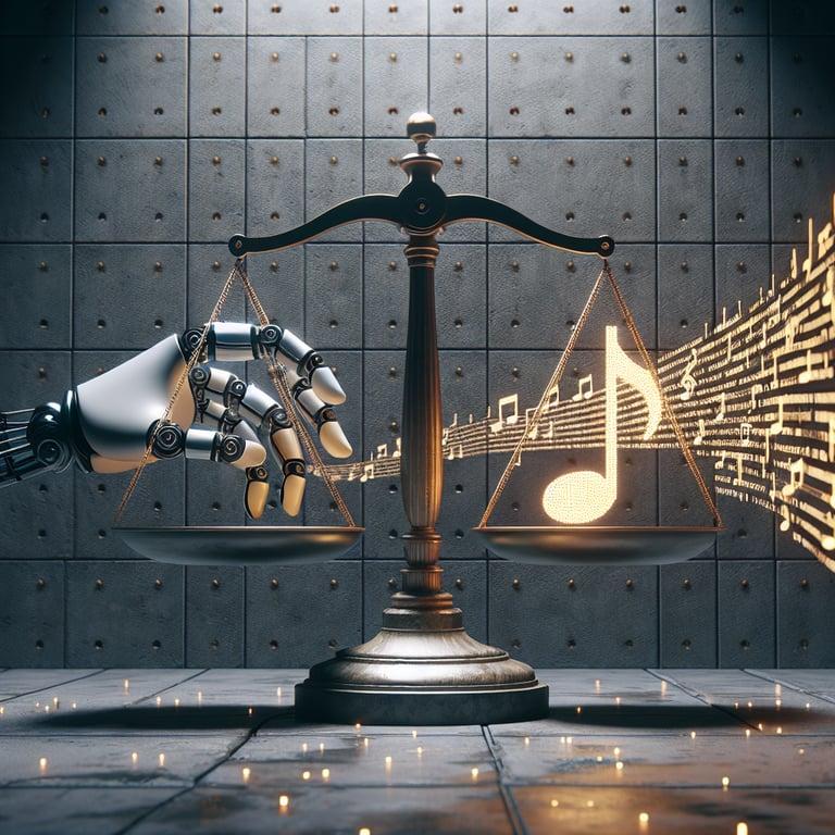 Banner for AI Music Startups Claim Fair Use in Copyright Disputes