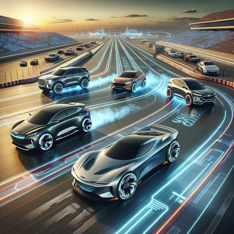 Banner for Electric SUV Showdown: Can the Kia EV6, Ford Mach-E, Chevy Equinox EV, and Hyundai Ioniq 5 Dethrone Tesla's Model Y?