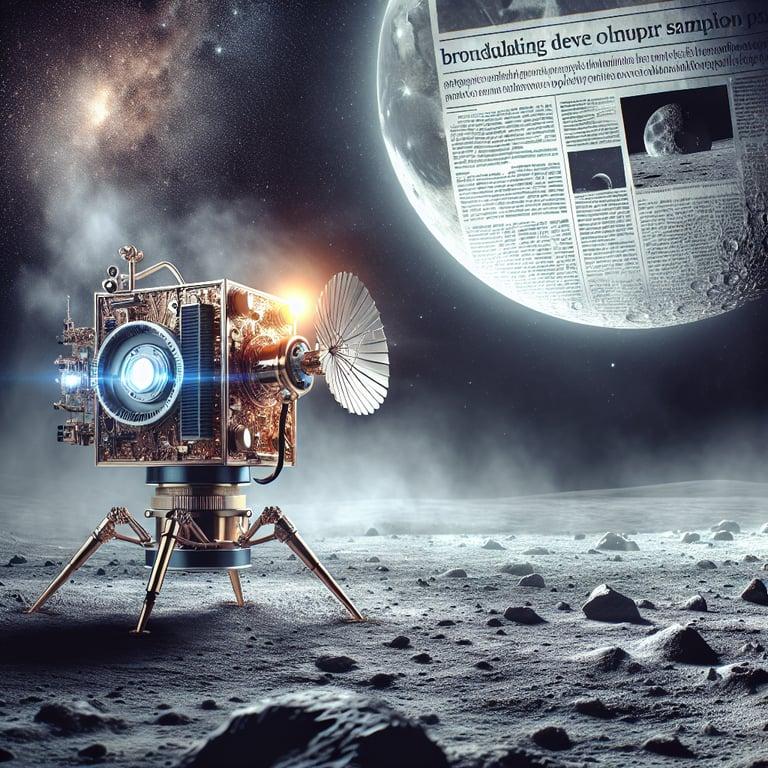 Banner for NASA's Groundbreaking Sample Collection Gadget Kicks Up Lunar Dust!