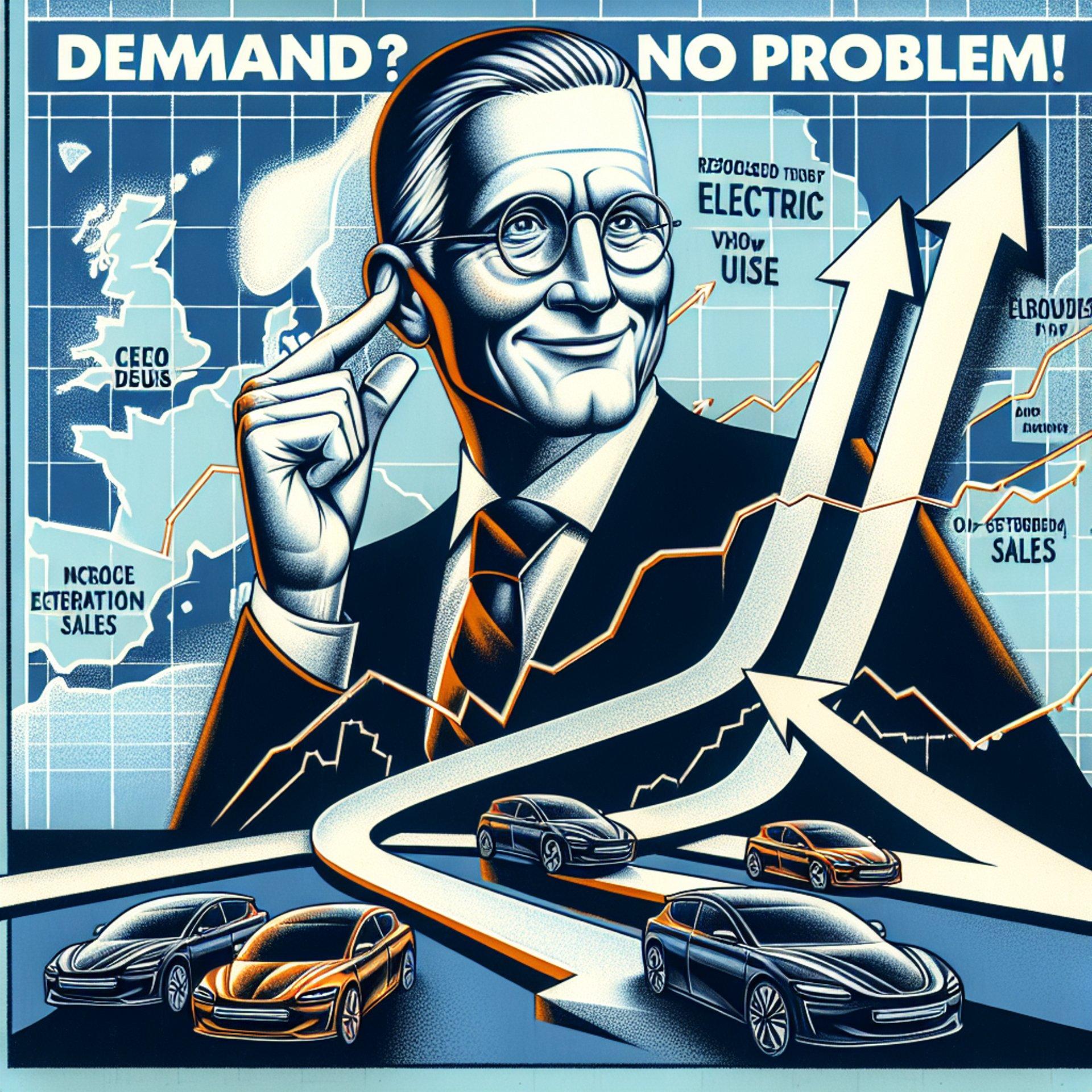 Banner for Elon Musk Shakes Off Tesla's European Sales Slump: "Demand? No Problem!"