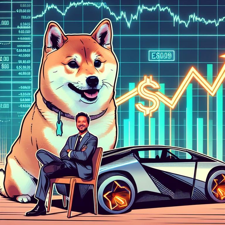 Banner for Dogecoin Stays Steady as Elon Musk Dismisses Tesla Exit Rumors