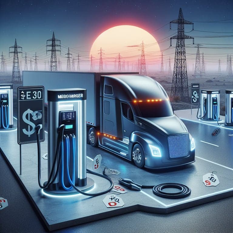 Banner for Tesla Semi Truck: Revolutionizing Long-Haul Transport with New Pricing and Megacharger Network