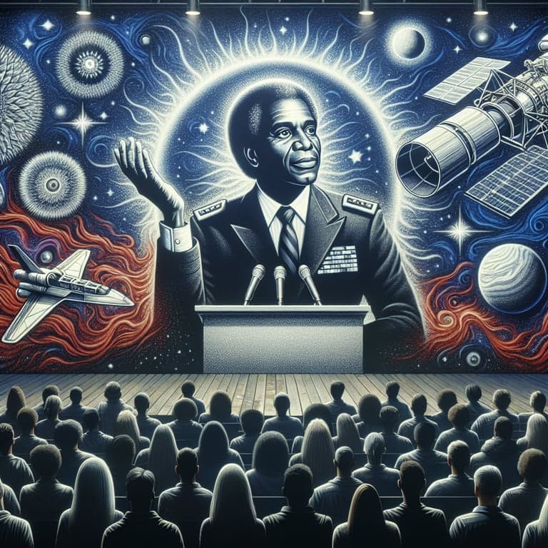 General Bolden Wows at Tate Lecture with Space Tales and Hubble Insights