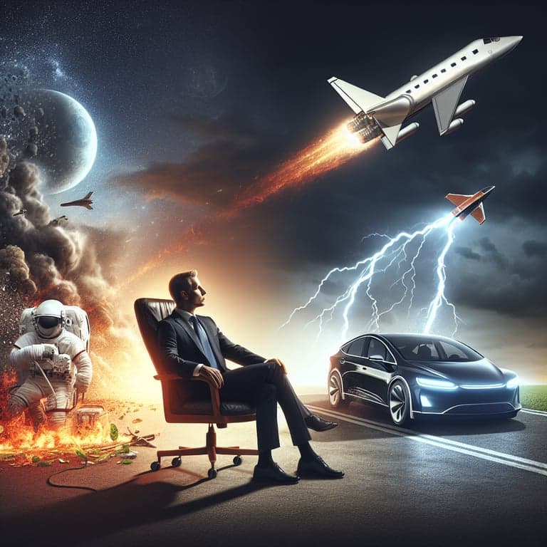 Elon Musk in the Hot Seat: SpaceX's Triumphs and Tesla's Tumbles Amid Political Storms