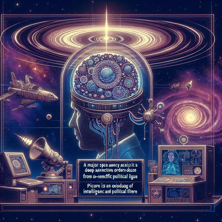 Banner for NASA's Cosmic Crisis: Trump's Executive Orders Cause a Galactical Brain Drain