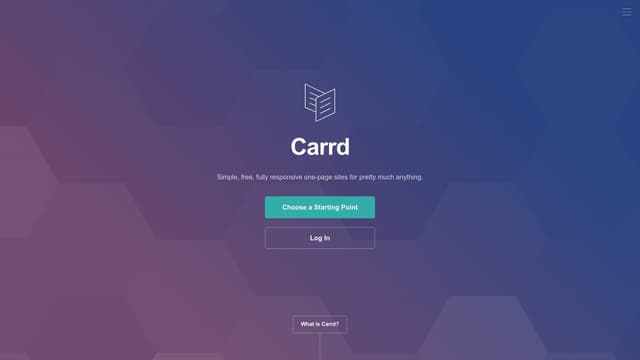 Thumbnail image for Carrd