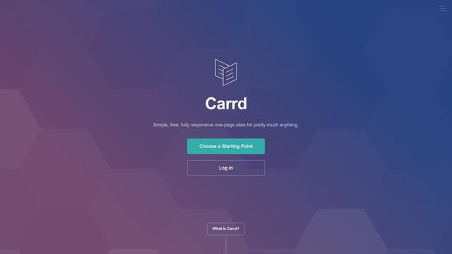Thumbnail image for Carrd