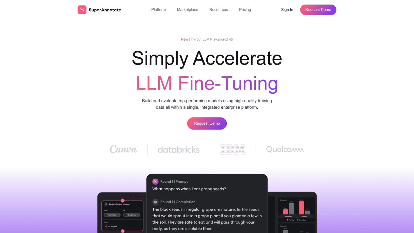 SuperAnnotate screenshot