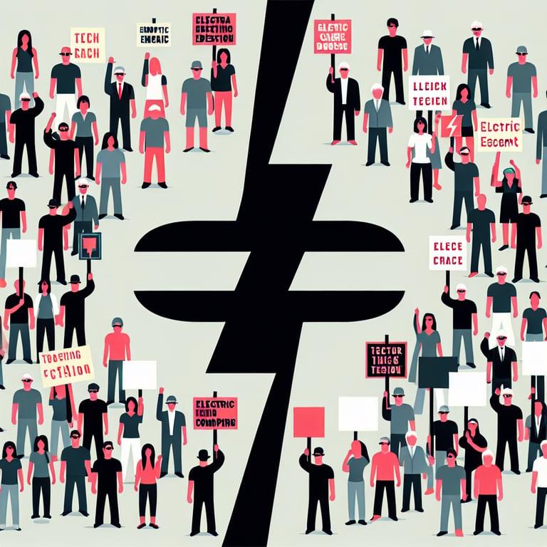 Banner for Tesla Faces Nationwide Protests Over CEO Elon Musk's Controversial Actions