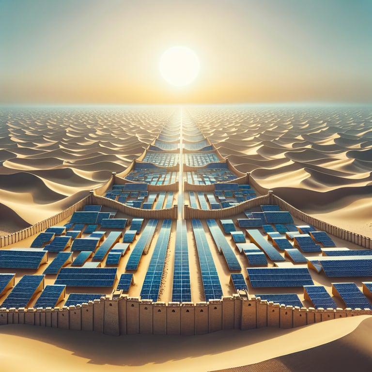 Banner for China's Solar Great Wall: A Renewable Revolution in the Kubuqi Desert