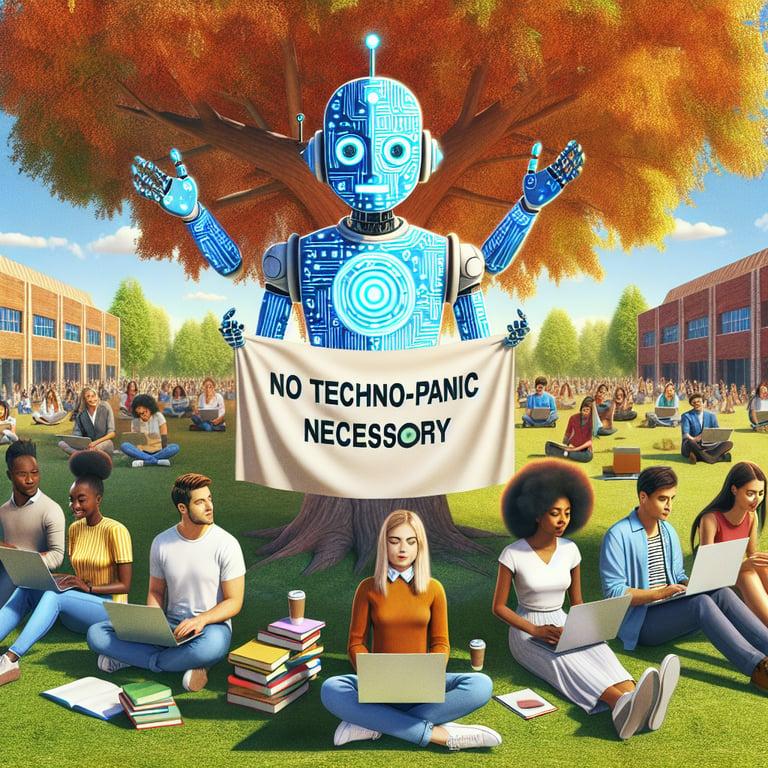 Banner for College Students and AI Anxiety: Why Techno-Panic Isn't Necessary