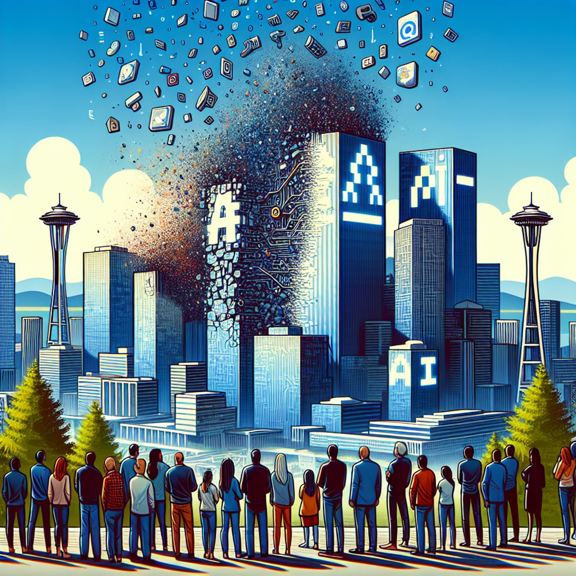 Seattle's Tech Giants Slash Jobs in AI Shake-Up