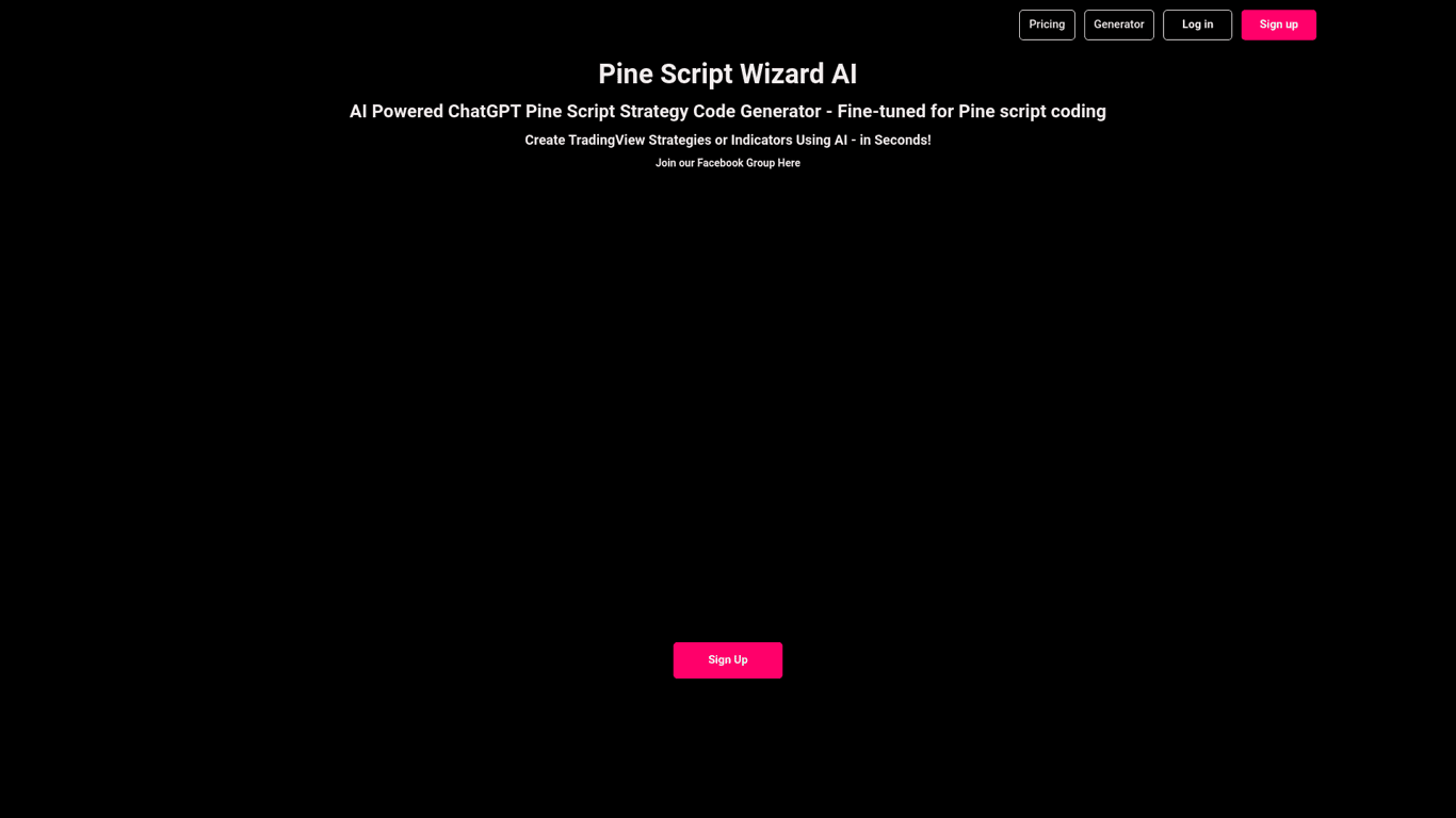 Pine Script Wizard screenshot