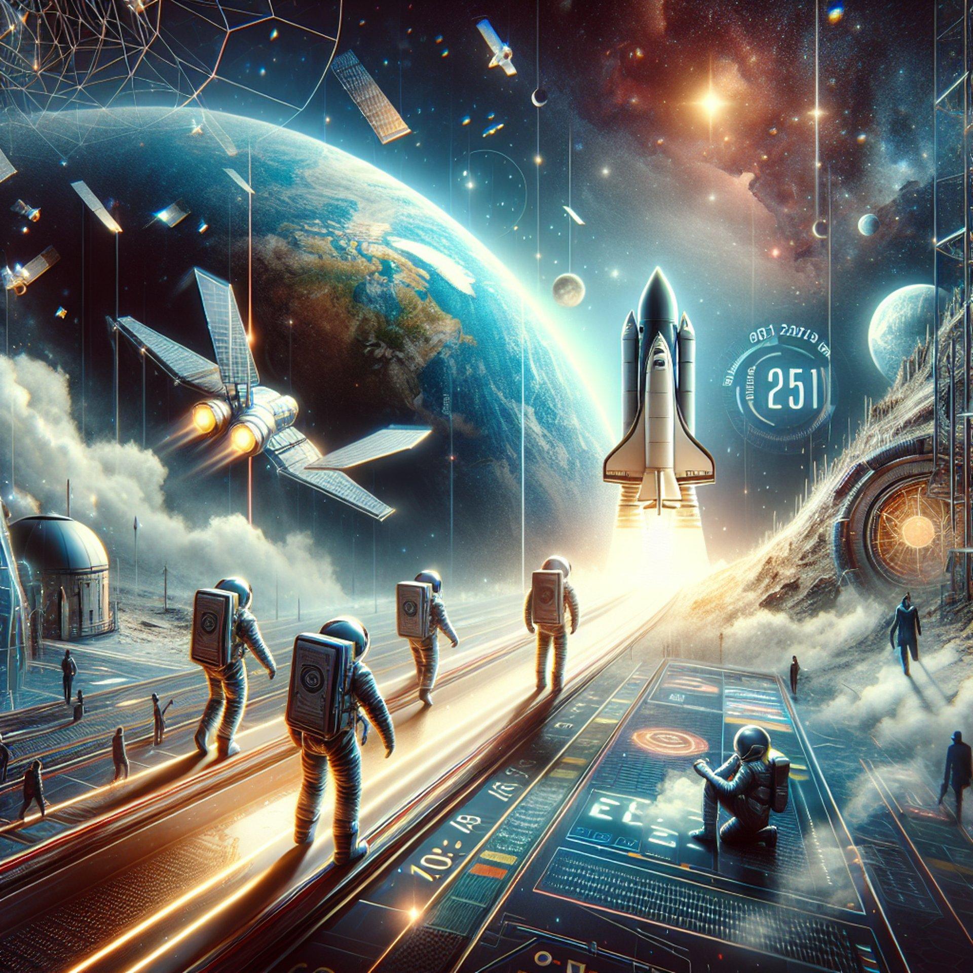 Banner for SpaceX Crew-10 Astronauts Soar to Kennedy Space Center for March 12 Launch