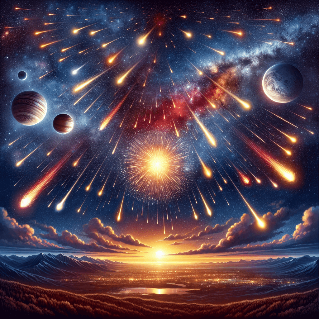 Banner for May 2025: Skywatcher's Dream Month with Meteor Showers, Visible Planets, and a Rare Nova!