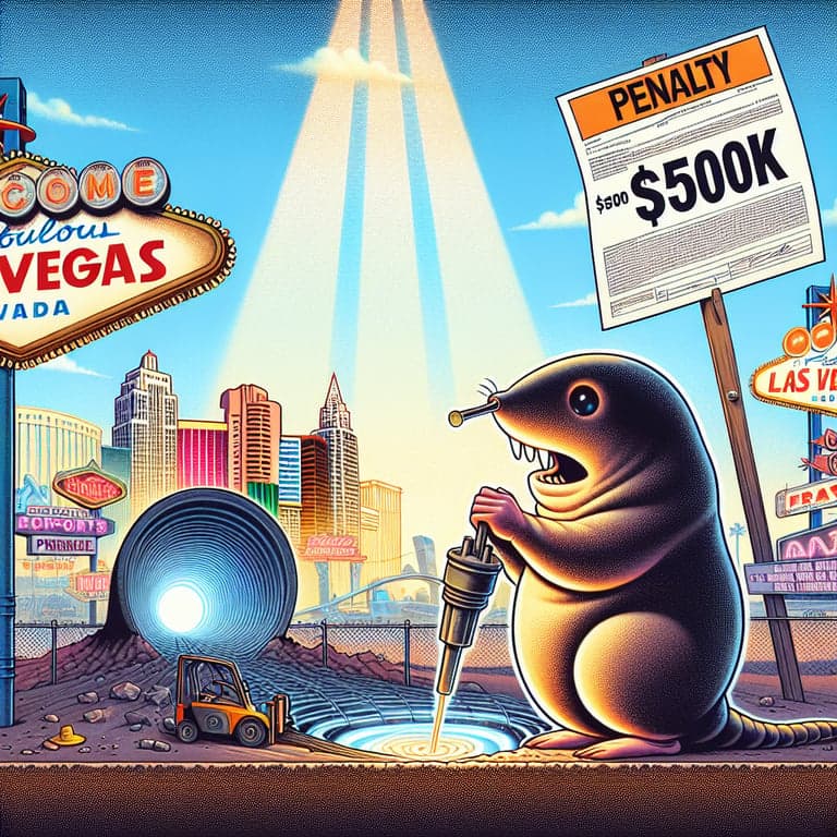 Elon Musk's Boring Company Fined $500K for Hiding Toxic Waste Pond in Las Vegas!