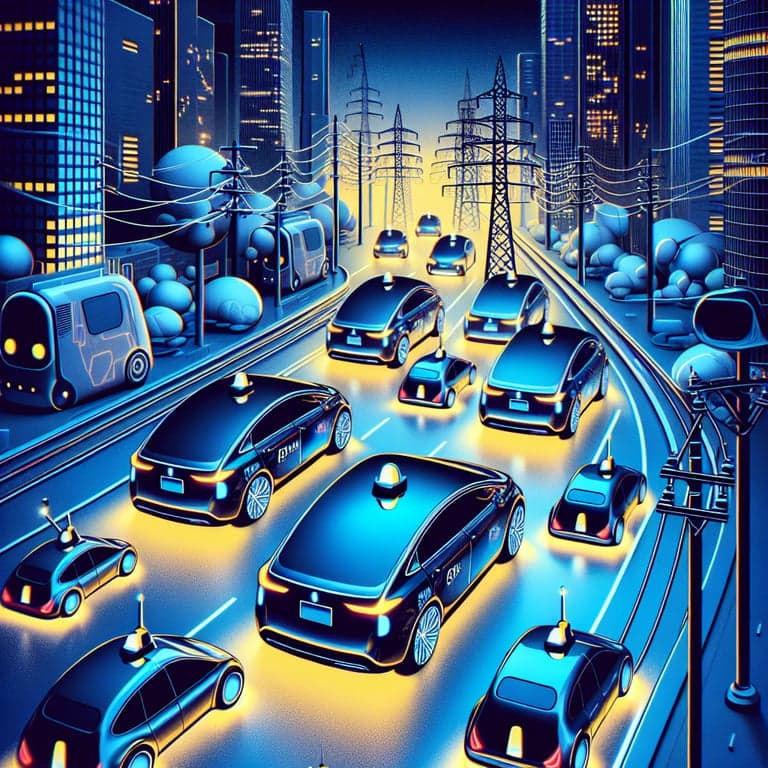 Banner for Elon Musk's Flex: Tesla's Self-Driving Taxis Cruise as Waymo's Freeze During SF Power Outage!