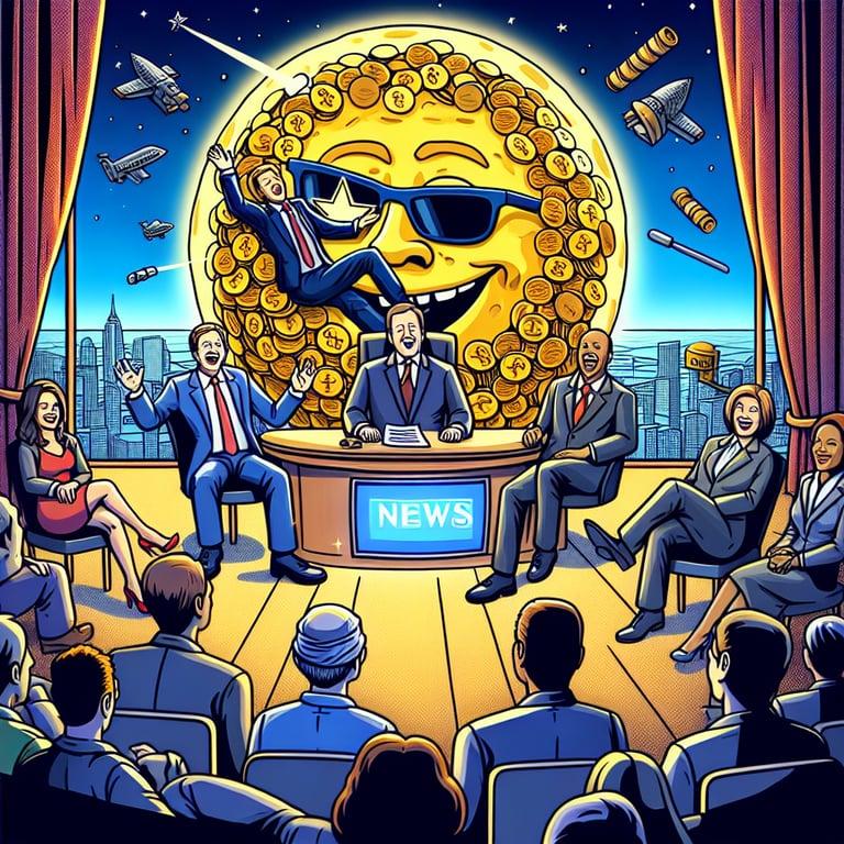 Banner for SNL Hilariously Roasts Elon Musk and Trump's Tariffs in Star-Studded Cold Open