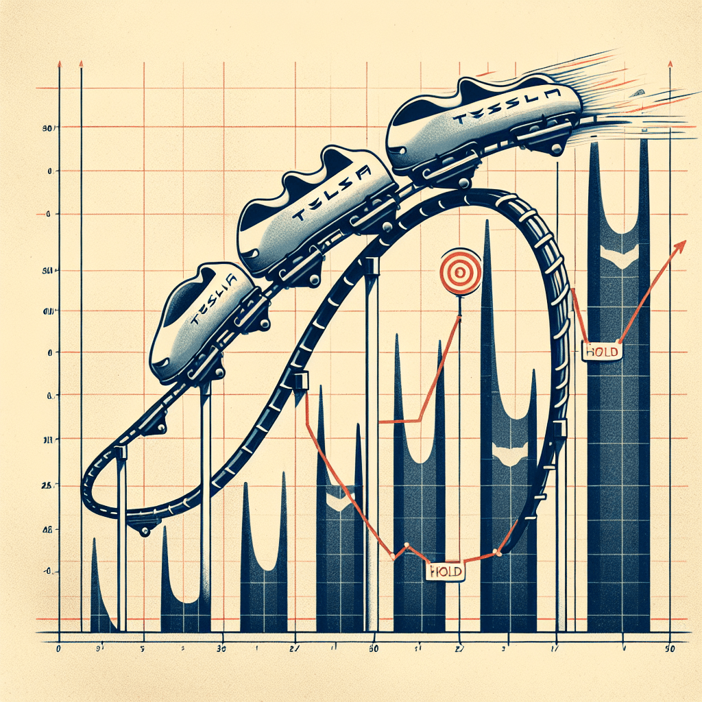 Tesla's Rollercoaster Ride: Barclays Reiterates 'Hold' as Stock Soars Above Target