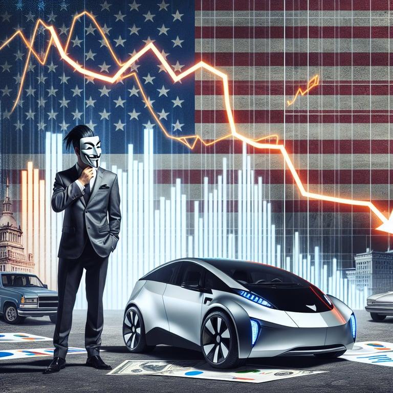 Banner for Elon Musk Picks Tesla Over Politics Amid Plummeting Profits
