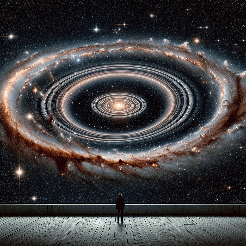 Banner for NASA's Hubble Witnesses Galactic Spectacle: Nine Rings of LEDA 1313424