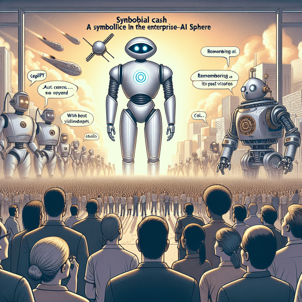 Banner for OpenAI's ChatGPT Steals the Limelight from Microsoft's Copilot in Enterprise AI Arena